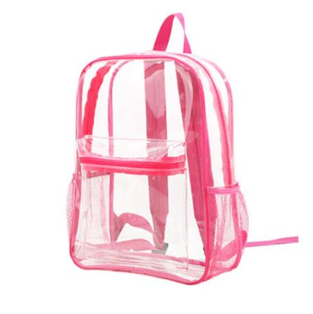 A8114, Clear Backpack School Bag