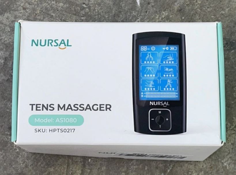 A6163, TENS EMS Unit Muscle Stimulator for Pain Relief Therapy AS1080
