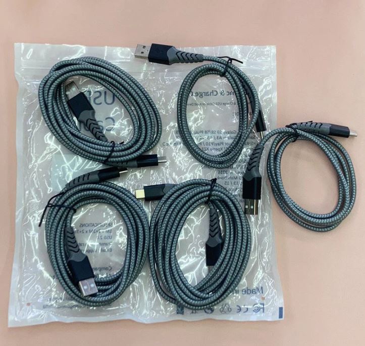 A6427, USB A to Type-C Phone Charger Cable (5 pack, Sold by Pack)