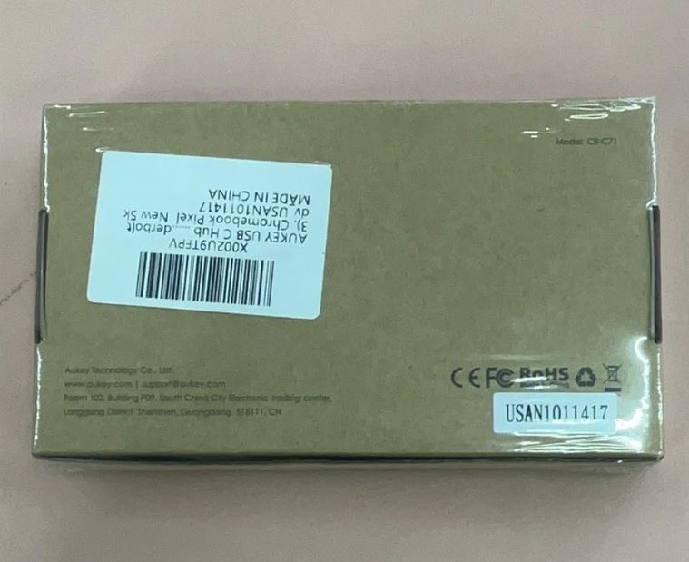 A6424, AUKEY CB-C71 8 in 1 USB C Hub with Ethernet Port