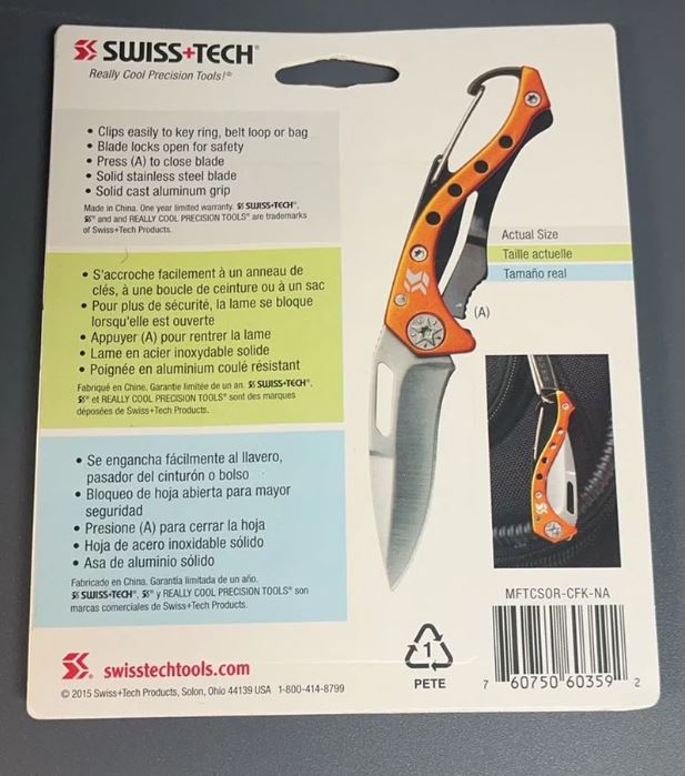 A6639, Carabiner Folding Knife