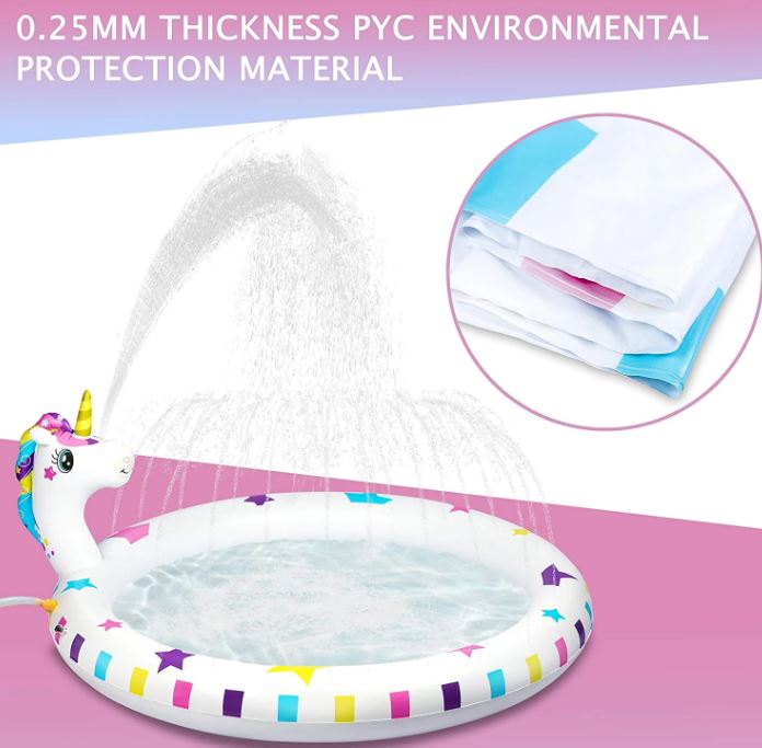 A6025, Inflatable Sprinkler Pool for Kids