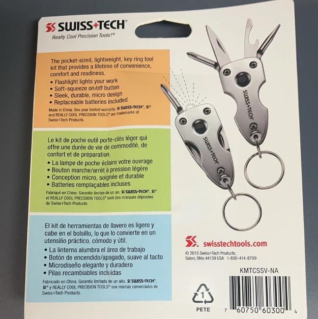 A6636, 7-in-1 Key Ring Tools