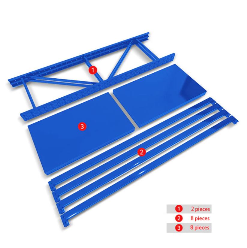 A8009, Heavy-duty Garage Store Warehouse Shelving Rack