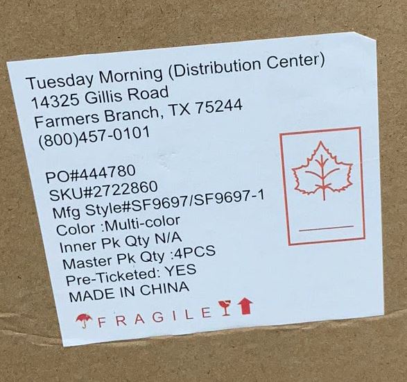 A6058, Striped Pumpkin 7.5inch (FSKU:2722860)