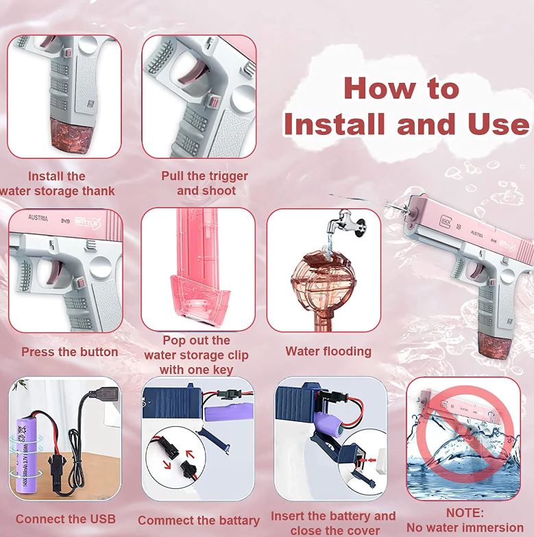 A8062, Electric Water Gun