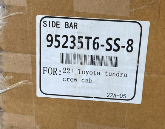 A6583, Pair Running Board Nerf Bar Side Bar for truck or SUV