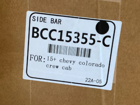 A6583, Pair Running Board Nerf Bar Side Bar for truck or SUV