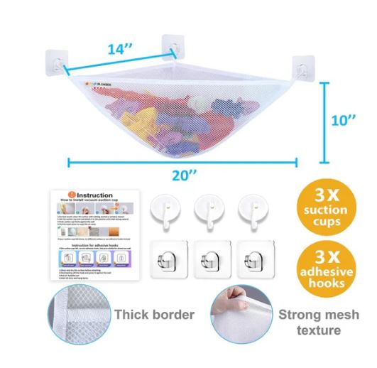 A6575, Mesh Bath Toy Holder