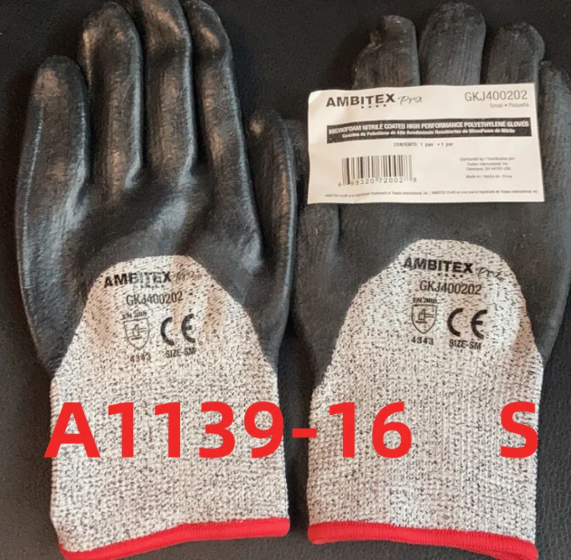 A1139, HPPE Gloves with Polyurethane Coating