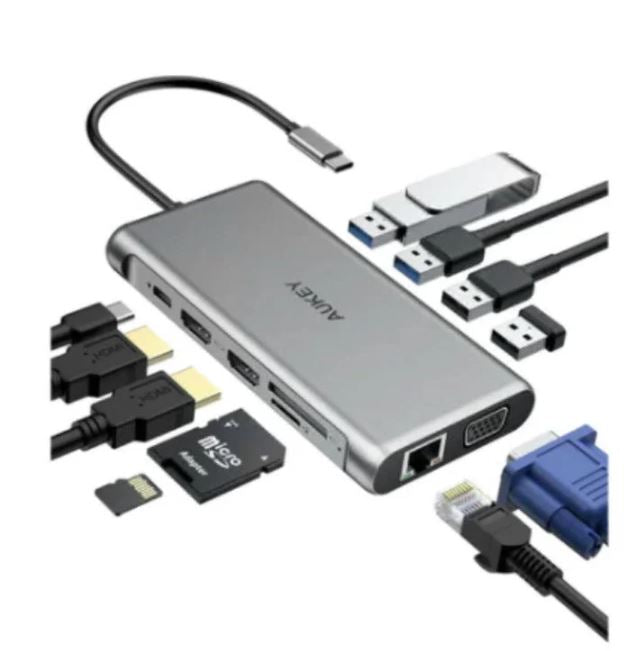 A6437, Aukey 12 in 1 USB Hub (CB-C78)