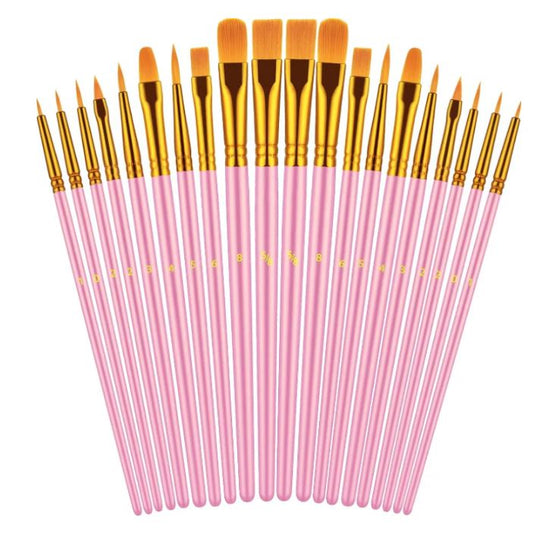 A6477, Paint Brushes Set 20pcs