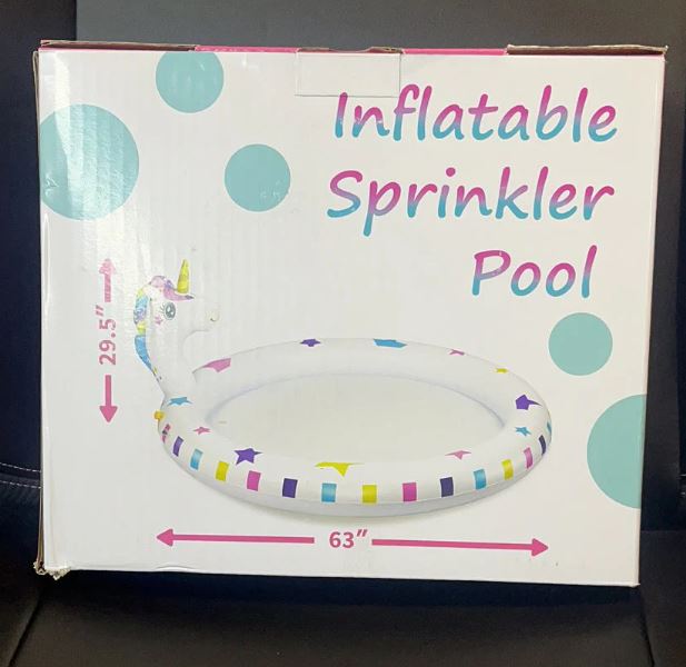 A6025, Inflatable Sprinkler Pool for Kids