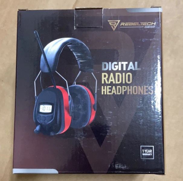 A6126, Headphone Hearing protector with AM/FM radio
