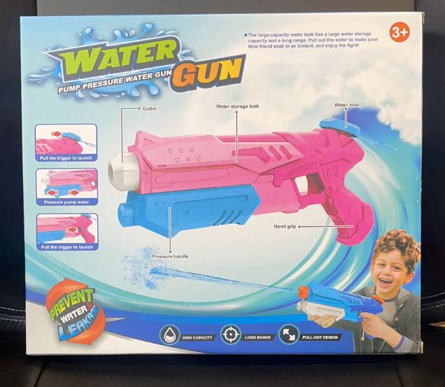 A6024, Water Guns for Kids,3 Pack Super Water Blaster 600CC