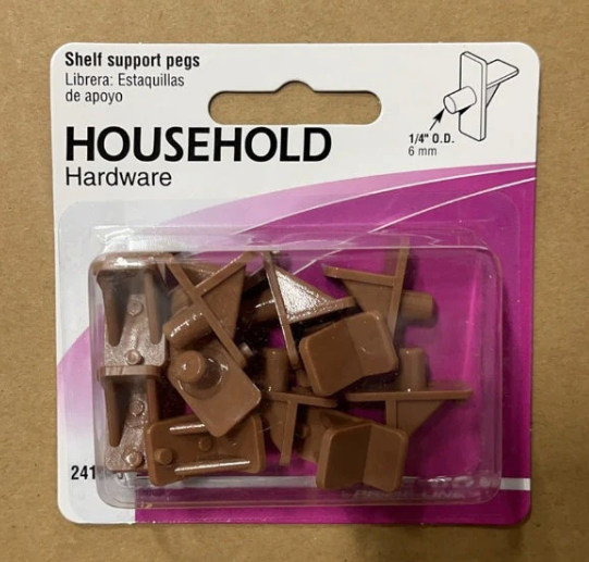 A6815, Shelf support pegs