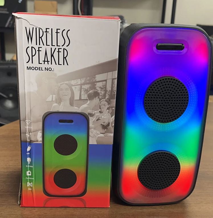 A6001, Bluetooth Wireless Speaker with RGB Lights (FSKU Y2303)