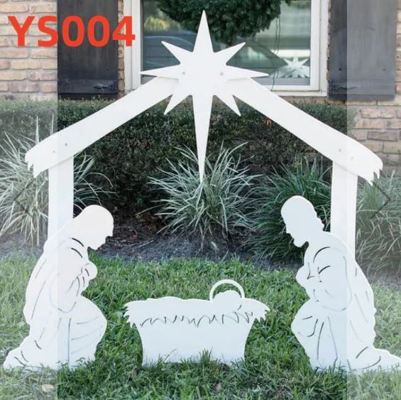 A6155, Outdoor Nativity & Angel Set