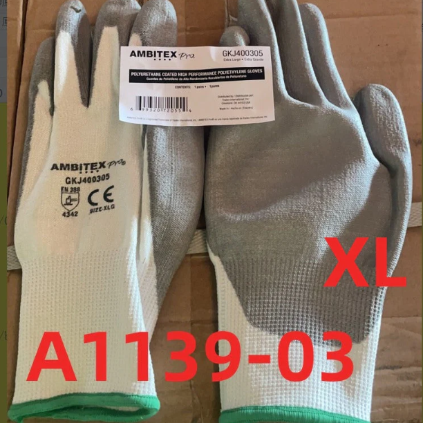A1139, HPPE Gloves with Polyurethane Coating
