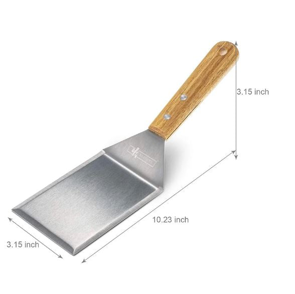 A6138, BBQ Grill Stainless Steel Spatulas 3 set