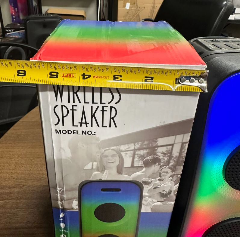 A6001, Bluetooth Wireless Speaker with RGB Lights (FSKU Y2303)